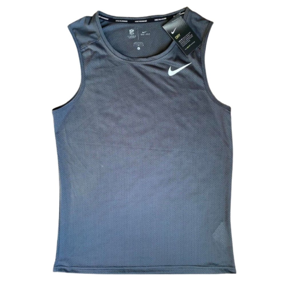 Nike Pro Men’s Dri-Fit Training Running Tank Top Gray Small